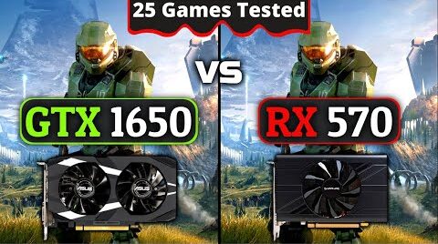 Nvidia GTX 1650 vs AMD RX 570