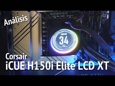 Corsair H170i ELITE LCD Review en Español (Análisis completo)