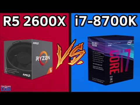 AMD Ryzen 5 2600X vs Core i7 8700K en juegos y aplicaciones